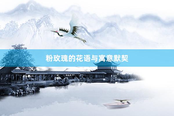 粉玫瑰的花语与寓意默契