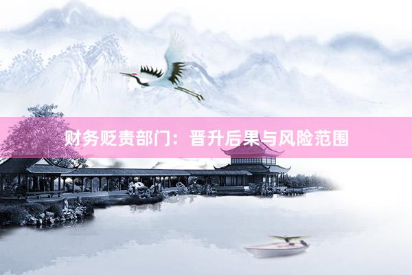 财务贬责部门：晋升后果与风险范围